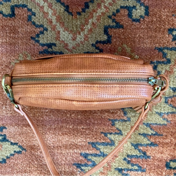 Beautiful Anthropologie brown Leather Crossbody bag with tassels! NWT - Picture 6 of 11